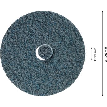 BOSCH Brusný rounový kotouč SCM EXPERT N477 pro úhlové brusky 125 × 22 mm, Very Fine 2608901271