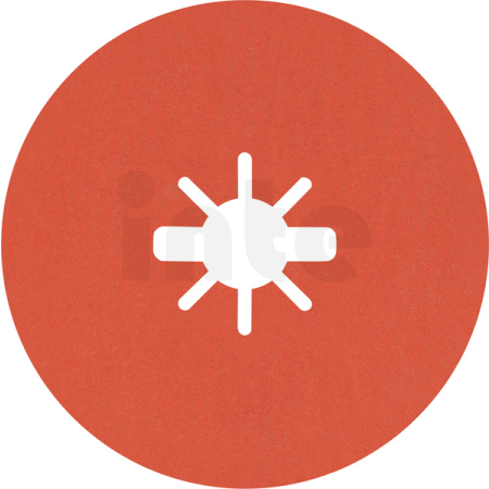 BOSCH Fíbrové brusné kotouče EXPERT R782 Prisma Ceramic X-LOCK, 115 mm, 22,23 mm, P120, 5 kusů 2608621807