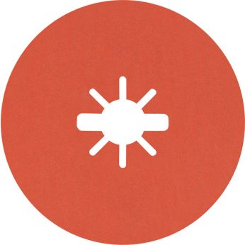 BOSCH Fíbrové brusné kotouče EXPERT R782 Prisma Ceramic X-LOCK, 115 mm, 22,23 mm, P120, 5 kusů 2608621807