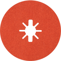 BOSCH Fíbrový brusný kotouč EXPERT R782 Prisma Ceramic X-LOCK, 125 mm, 22,23 mm, G 60, 5 kusů 2608621809