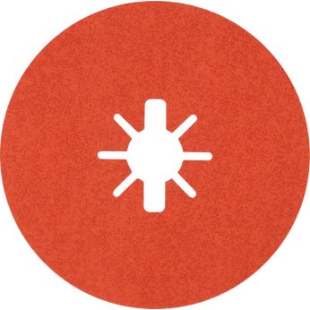 BOSCH Fíbrový brusný kotouč EXPERT R782 Prisma Ceramic X-LOCK, 125 mm, 22,23 mm, G 60, 5 kusů 2608621809