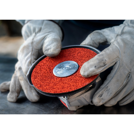 BOSCH Fíbrový brusný kotouč EXPERT R782 Prisma Ceramic X-LOCK, 125 mm, 22,23 mm, P120, 5 kusů 2608621811