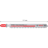 BOSCH Pilový plátek T 301 CHM EXPERT Plastic Composites Clean, 3 ks 2608900566