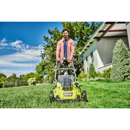 RYOBI RLM36X41HPG 36V Akumulátorová travní sekačka s Power Assist, šířka záběru 40cm (1x 5.0Ah) 5133005543