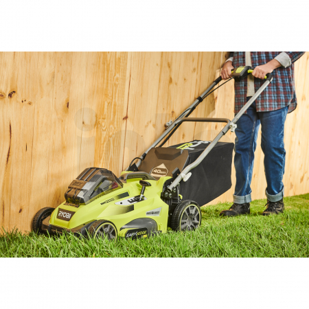 RYOBI RLM36X41HPG 36V Akumulátorová travní sekačka s Power Assist, šířka záběru 40cm (1x 5.0Ah) 5133005543