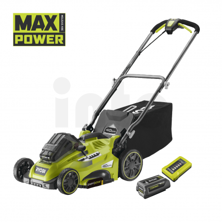 RYOBI RLM36X41HPG 36V Akumulátorová travní sekačka s Power Assist, šířka záběru 40cm (1x 5.0Ah) 5133005543