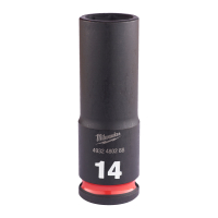 MILWAUKEE Průmyslové hlavice Shockwave 3/8" HEX 14mm dlouhé 4932480288