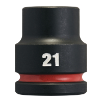 MILWAUKEE Průmyslové hlavice Shockwave 3/4" HEX 21mm krátké 4932480363