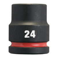 MILWAUKEE Průmyslové hlavice Shockwave 3/4" HEX 24mm krátké 4932480366