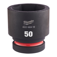 MILWAUKEE Průmyslové hlavice Shockwave 1" HEX 50mm krátké 4932480419