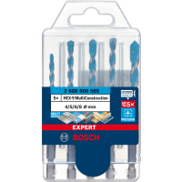 BOSCH 5dílná sada vrtáků EXPERT HEX-9 MultiConstruction 4/5/6/6/8 mm 2608900585