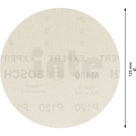 BOSCH Brusné mřížky EXPERT M480 pro excentrické brusky 125 mm, P120 5 ks 2608900673