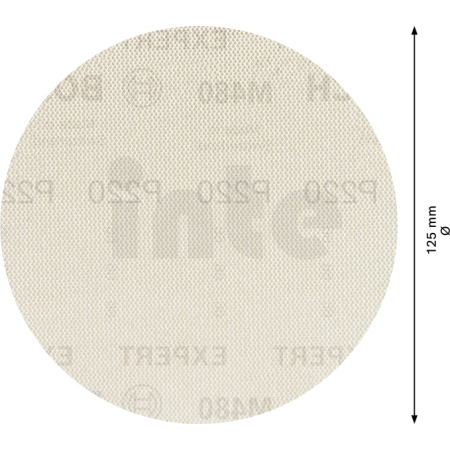 BOSCH Brusná mřížka EXPERT M480 pro vibrační brusky 125 mm, G 220 5 ks 2608900676