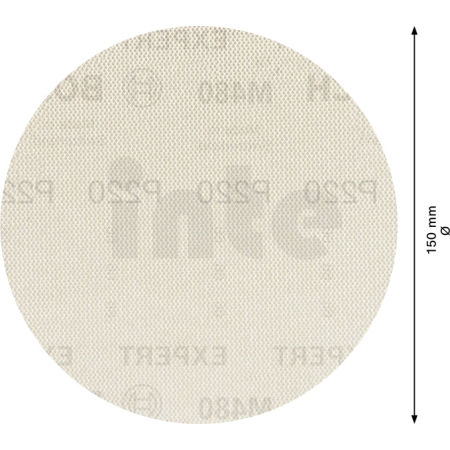 BOSCH Brusná mřížka EXPERT M480 pro vibrační brusky 150 mm, G 220 5 ks 2608900694