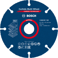 BOSCH Řezné kotouče EXPERT Carbide Multi Wheel 125 mm, 22,23 mm 2608901189