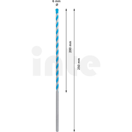 BOSCH Víceúčelový vrták EXPERT CYL-9 MultiConstruction, 6 × 200 × 250 mm 2608901481