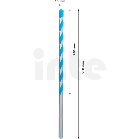 BOSCH Víceúčelový vrták EXPERT CYL-9 MultiConstruction, 10 × 200 × 250 mm 2608901485