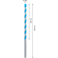 BOSCH Víceúčelový vrták EXPERT CYL-9 MultiConstruction, 10 × 200 × 250 mm 2608901485