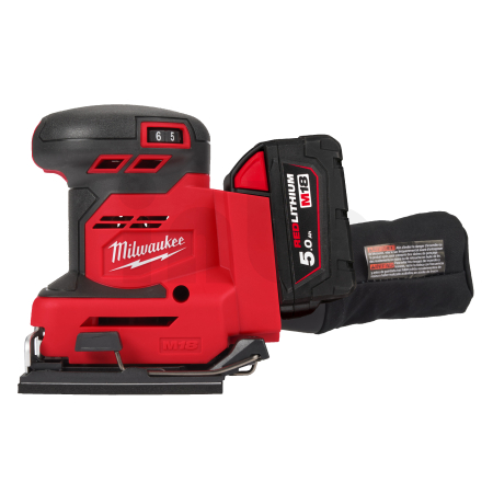 MILWAUKEE M18 BQSS M18™ vibrační bruska na čtvrtinu listu brusného papíru 4933479967