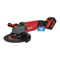 MILWAUKEE M18 ONEFLAG230XPDB-122C FUEL ONE-KEY 230 mm úhlová bruska s kolébkovým spínačem 4933478783