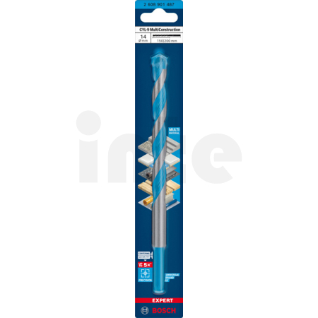 BOSCH Víceúčelový vrták EXPERT CYL-9 MultiConstruction, 14 × 150 × 200 mm 2608901487