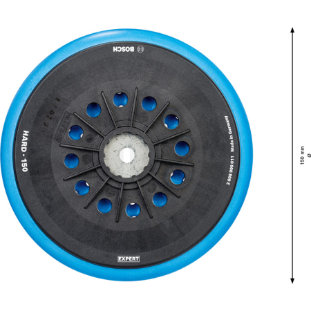 BOSCH Podložné brusné talíře EXPERT univerzální multiděrované 150 mm, tvrdé 2608900011