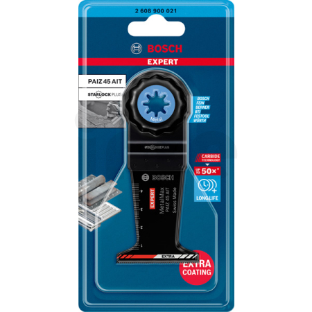 BOSCH Pilový list pro víceúčelové nástroje EXPERT MetalMax PAIZ 45 AIT, 45 mm 2608900021