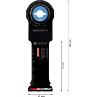 BOSCH Pilový list pro víceúčelové nástroje EXPERT MetalMax MAII 32 AIT 70 × 32 mm, 10 ks 2608900023