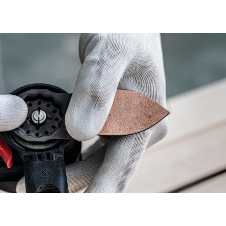 BOSCH Brusný talíř pro víceúčelové nástroje EXPERT Sanding Finger Fine AVZ 32 RT10, 32 × 50 mm 2608900039