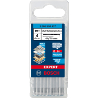 BOSCH Spirálový vrták EXPERT CYL-9 MultiConstruction 4 × 40 × 75 mm, 10 ks 2608900637