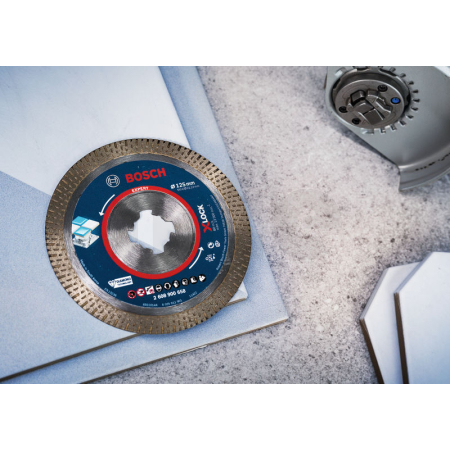 BOSCH Diamantový dělicí kotouč EXPERT HardCeramic X-LOCK 85 × 22,23 × 1,6 × 7 mm 2608900656