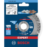 BOSCH Diamantový řezný kotouč EXPERT MultiMaterial 115 × 22,23 × 2,2 × 12 mm 2608900659