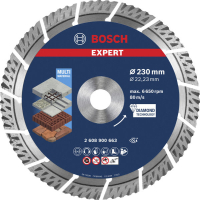 BOSCH Diamantový dělicí kotouč EXPERT MultiMaterial 230 × 22,23 × 2,4 × 15 mm 2608900663
