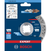 BOSCH Diamantový dělicí kotouč EXPERT MultiMaterial X-LOCK 125 × 22,23 × 2,4 × 12 mm 2608900670