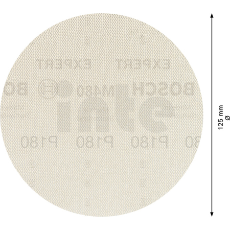 BOSCH Brusná mřížka EXPERT M480 pro vibrační brusky 125 mm, G 180 5 ks 2608900675