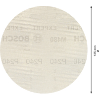 BOSCH Brusná mřížka EXPERT M480 pro vibrační brusky 125 mm, G 240 5 ks 2608900677