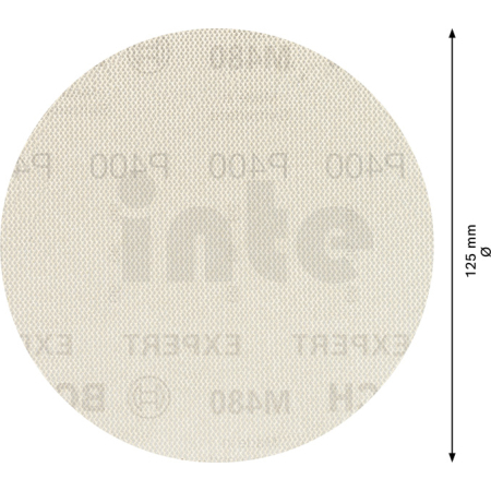 BOSCH Brusná mřížka EXPERT M480 pro vibrační brusky 125 mm, G 400 5 ks 2608900679