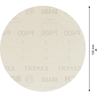 BOSCH Brusná mřížka EXPERT M480 pro vibrační brusky 125 mm, G 400 5 ks 2608900679