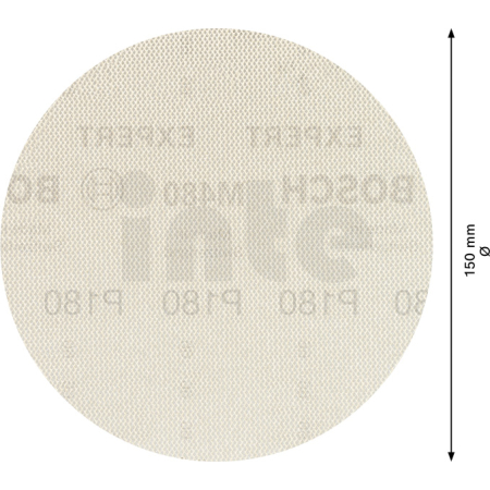 BOSCH Brusná mřížka EXPERT M480 pro vibrační brusky 150 mm, G 180 5 ks 2608900693