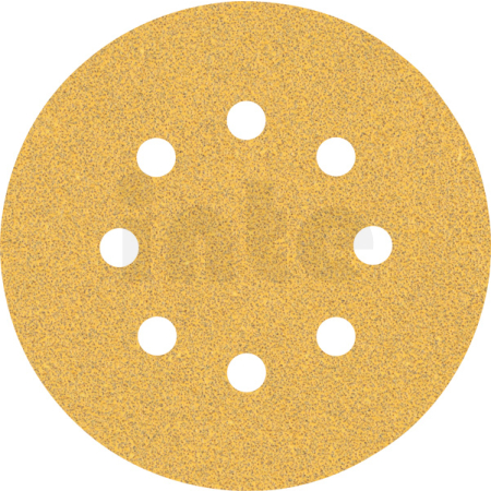 BOSCH Brusný papír EXPERT C470 s 8 otvory pro vibrační brusky 125 mm, G 60, 5 ks 2608900804