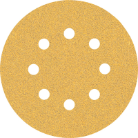 BOSCH Brusný papír EXPERT C470 s 8 otvory pro vibrační brusky 125 mm, G 60, 5 ks 2608900804