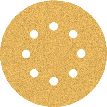 BOSCH Brusný papír EXPERT C470 s 8 otvory pro vibrační brusky 125 mm, G 60, 5 ks 2608900804
