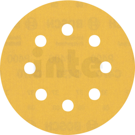 BOSCH Brusný papír EXPERT C470 s 8 otvory pro vibrační brusky 115 mm, G 400, 5 ks 2608900801