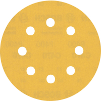 BOSCH Brusný papír EXPERT C470 s 8 otvory pro vibrační brusky 115 mm, G 400, 5 ks 2608900801