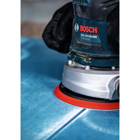 BOSCH Brusný papír EXPERT C470 s 8 otvory pro vibrační brusky 125 mm, G 100, 5 ks 2608900806