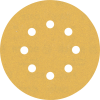 BOSCH Brusný papír EXPERT C470 s 8 otvory pro vibrační brusky 125 mm, G 180, 5 ks 2608900808