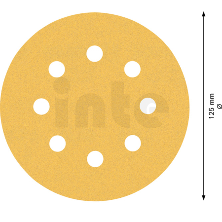 BOSCH Sada brusných papírů EXPERT C470 pro vibrační brusky 125 mm, 8 otvorů, G 60/120/240, 6 ks 2608900812