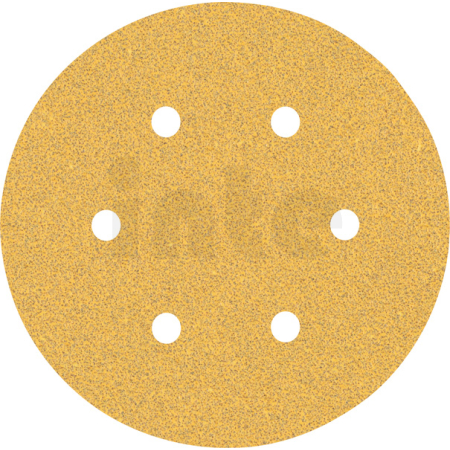 BOSCH Brusný papír EXPERT C470 s 6 otvory pro vibrační brusky 150 mm, G 60, 5 ks 2608900814