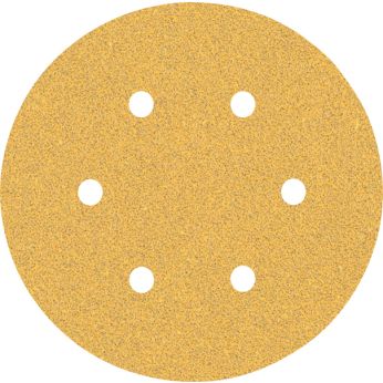 BOSCH Brusný papír EXPERT C470 s 6 otvory pro vibrační brusky 150 mm, G 60, 5 ks 2608900814