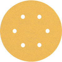 BOSCH Brusný papír EXPERT C470 s 6 otvory pro vibrační brusky 150 mm, G 100, 5 ks 2608900816
